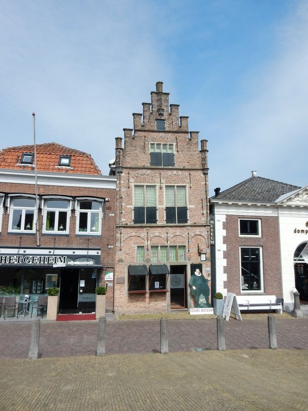 A wonky old house in Edam