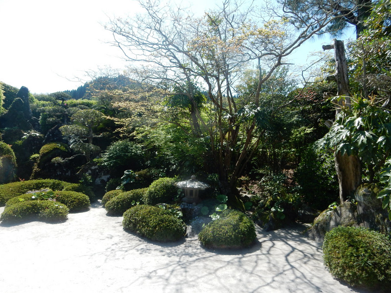 Samurai dry landscape garden