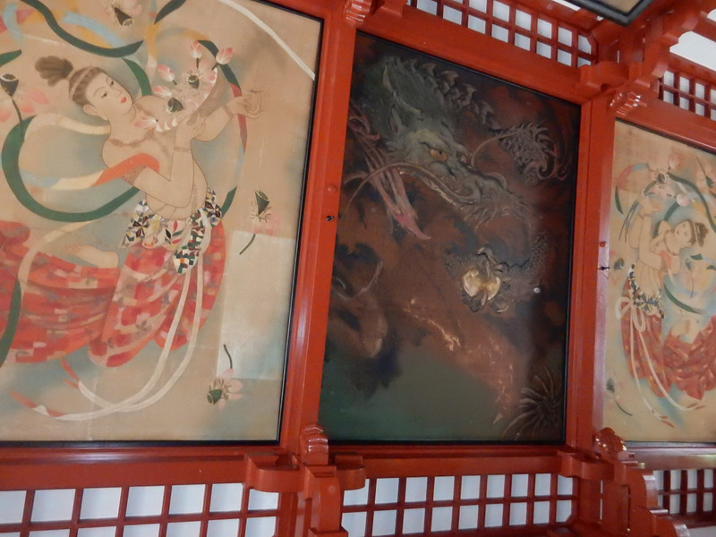 Ceiling of Buddhist temple