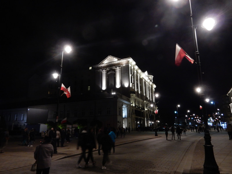 Hotel Bristol at night