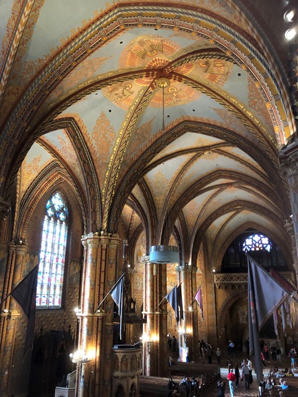 Inside St Matthias church