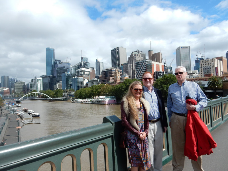 With Jim & Barb in Melbourne