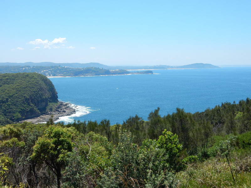 Avoca Beach from lookout