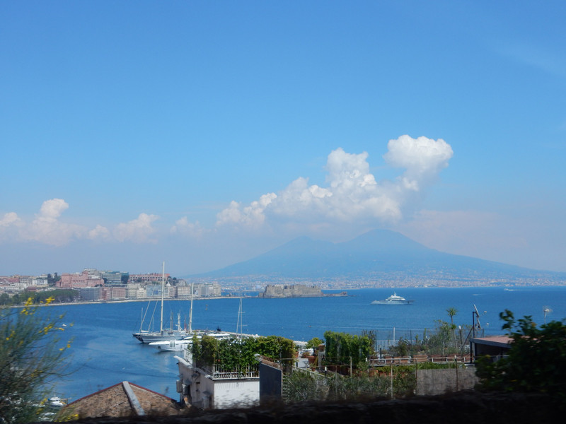 Naples Bay and Vesuvius