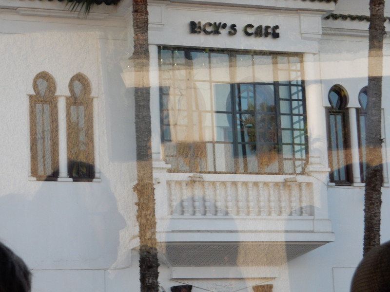 Rick's cafe from the film Casablanca