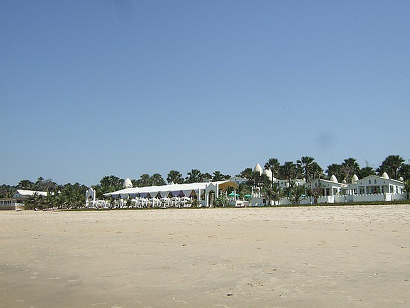 hotel from the beach