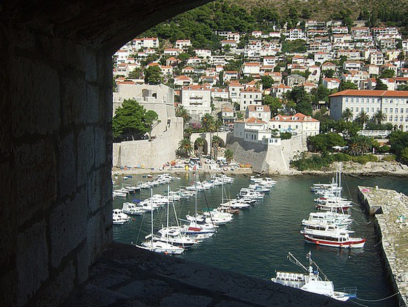 harbour from the wall