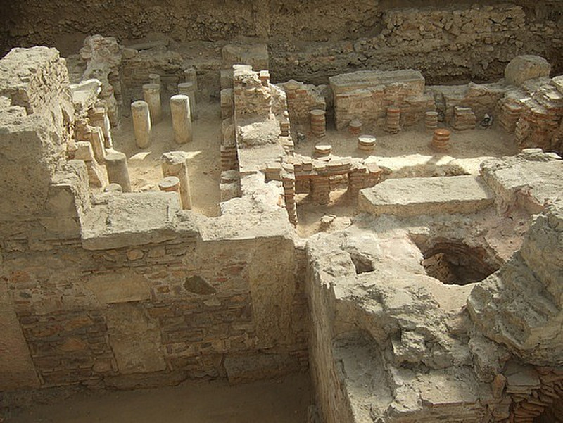 excavation of baths