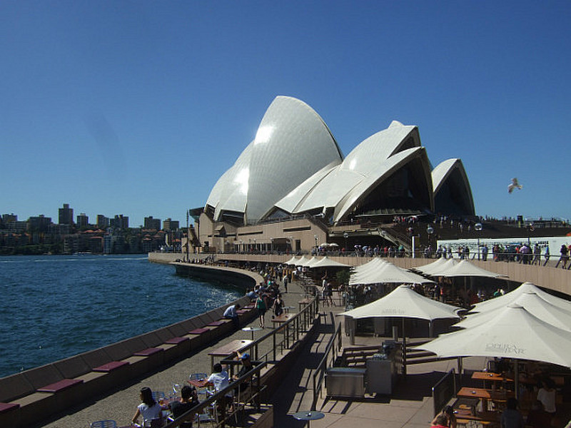 An end view of the Opera House