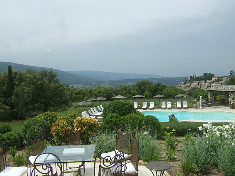 view over the Luberon