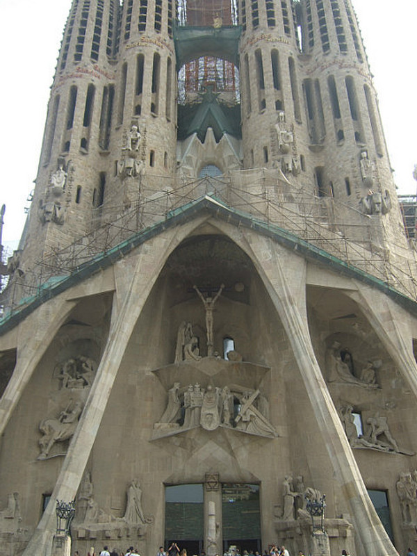 Entrance to Sagrada Familia