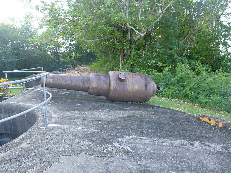 Cannon in fort