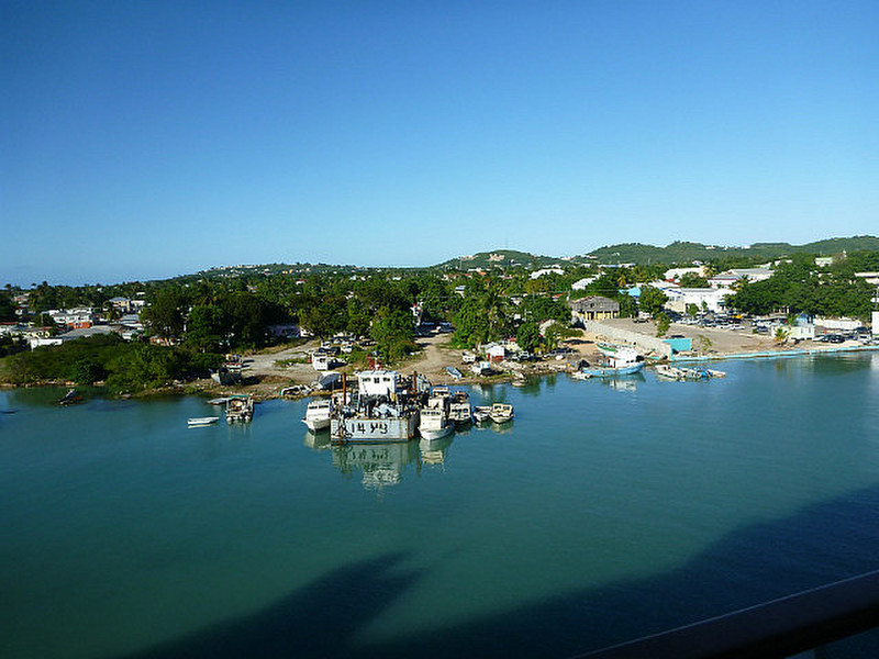 Antigua from the ship