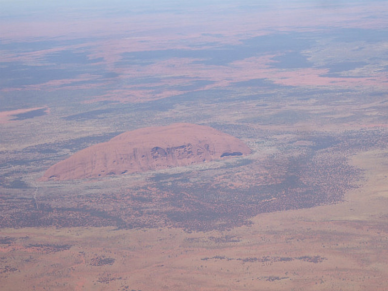 Uluru from the air