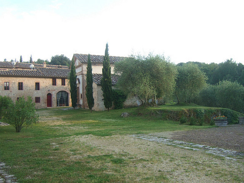 view from front of villa