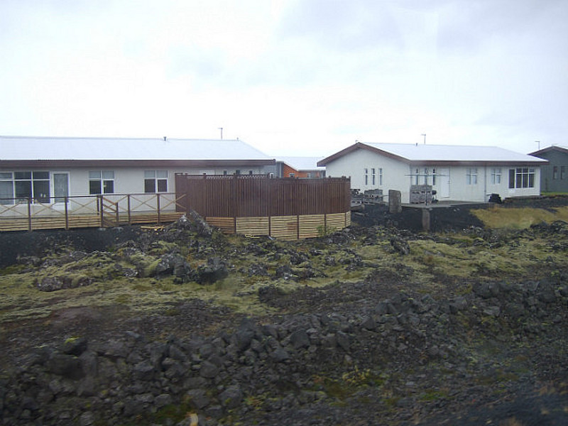 housing on the lava fields