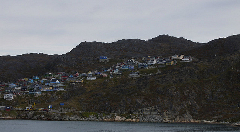 Qaqortoq from the ship