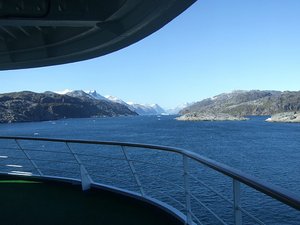 Cruising through Prince Christian Sound, Greenland