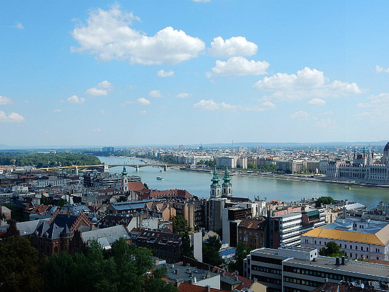 River Danube from the Buda side