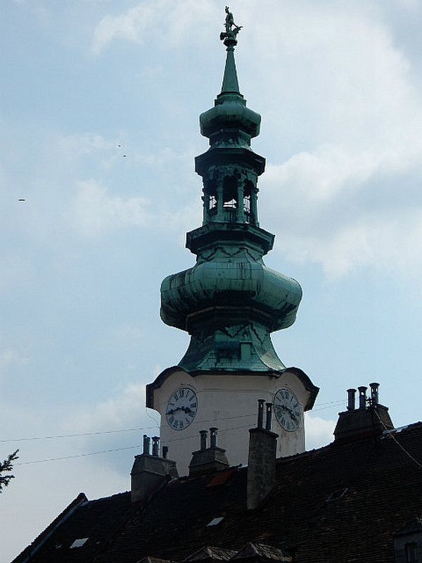 tower at old gate in Bratislava
