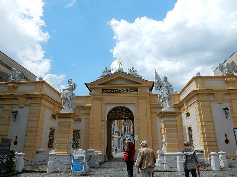 entrance to the Melk Monastery