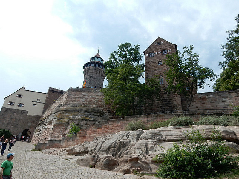 outside Nuremberg castle