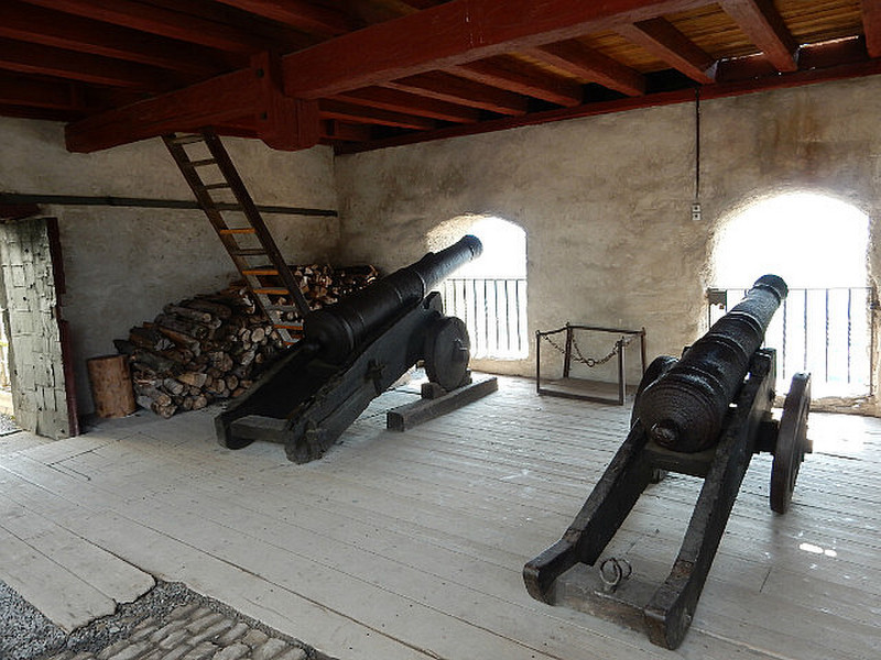 cannons in the castle