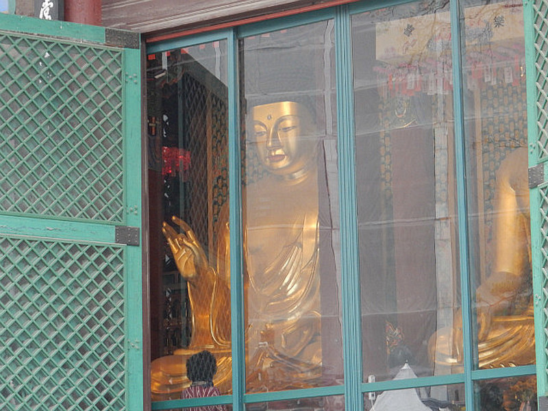 Buddha  seen from outside