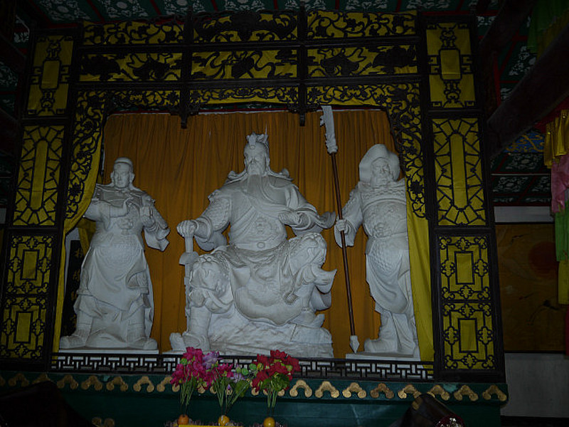 Statues in pagoda