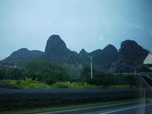 local mountains in Guilin