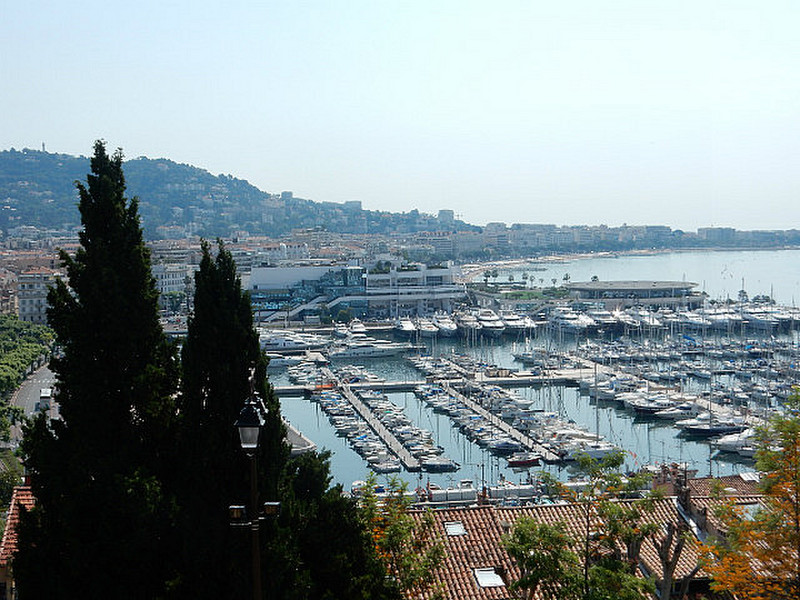 Cannes from the hill