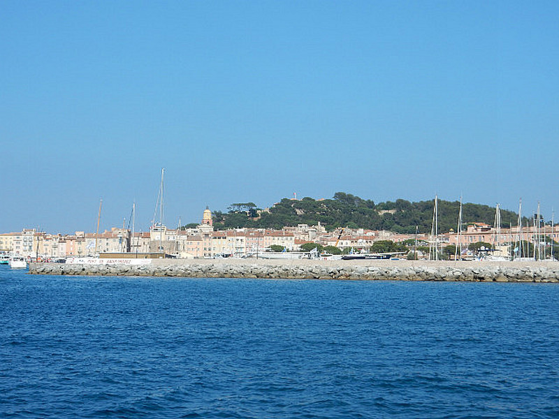 St.Tropez from the ship