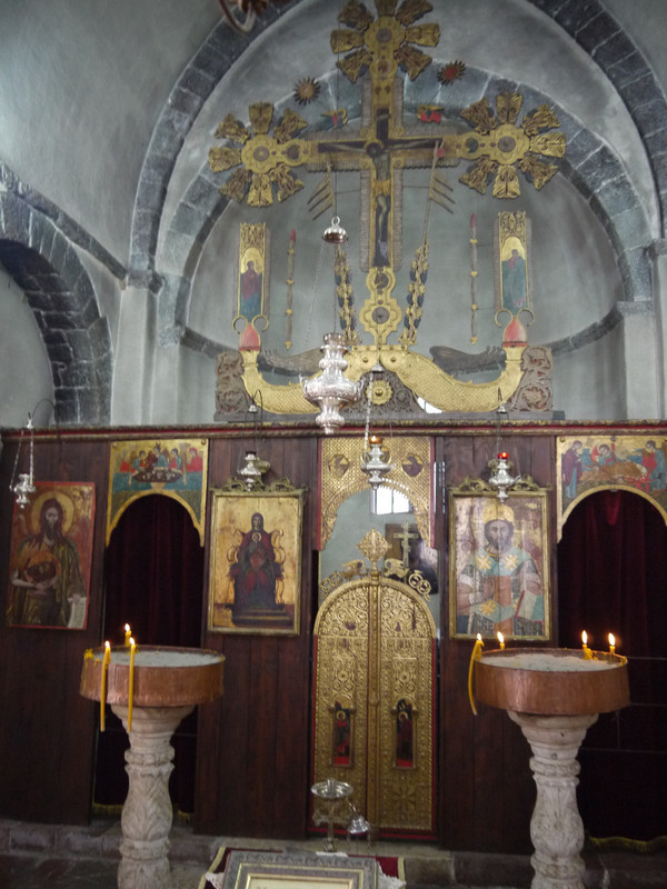 Orthodox church with icons