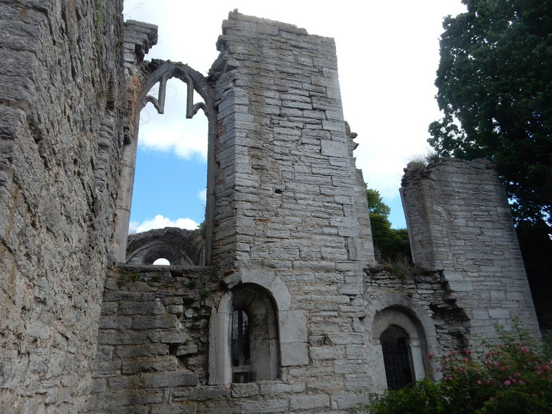 One of the many ruined churches