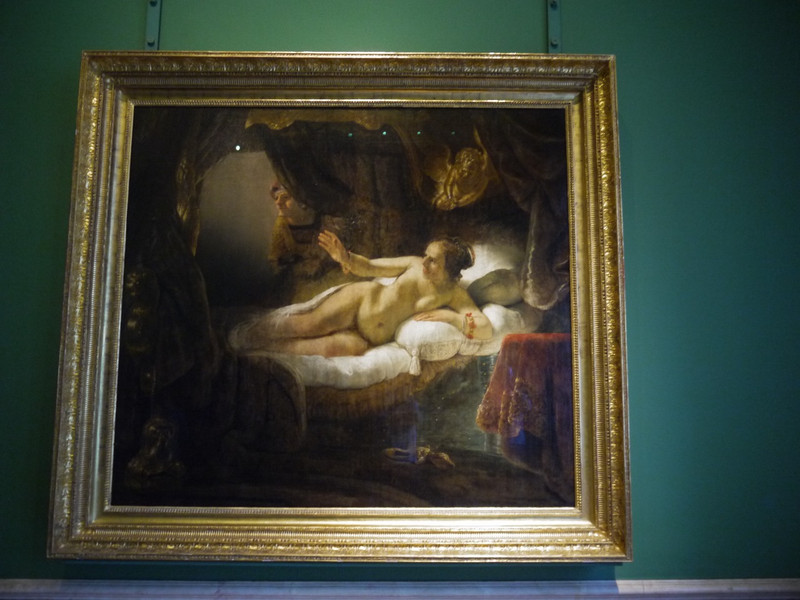 Rembrandt- Danae visted by shower of gold