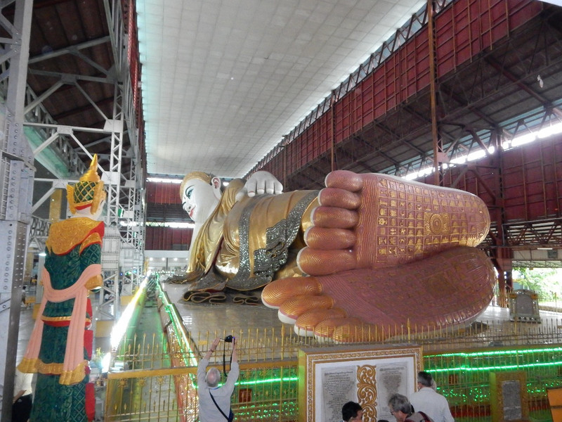 Very long huge Buddha