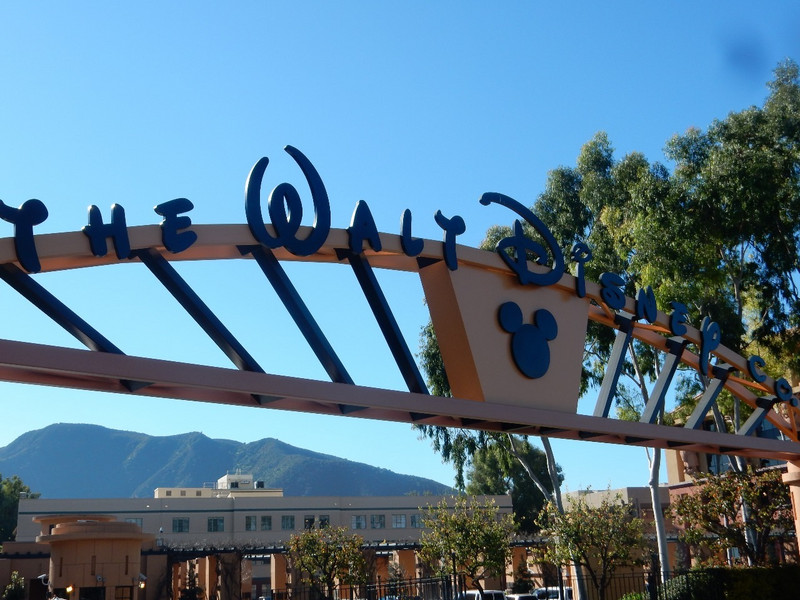 Entrance to Disney studios