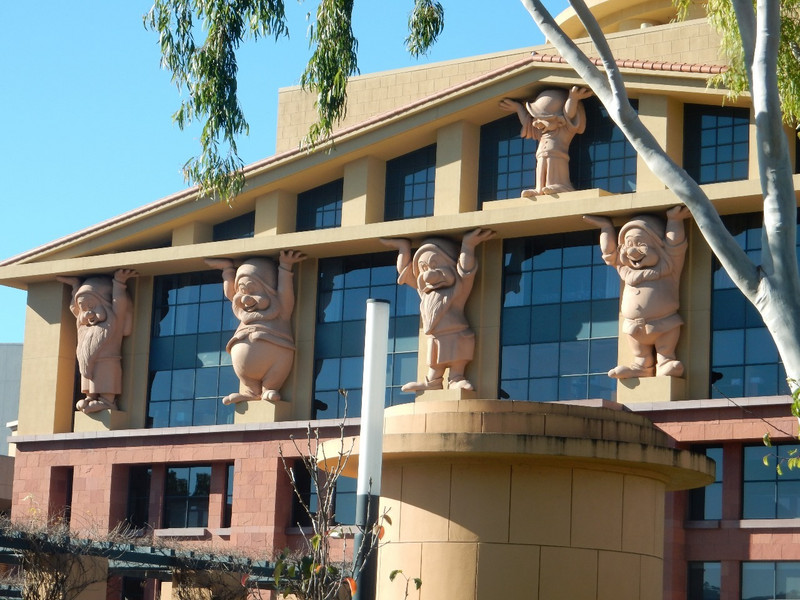 The 7 dwarfs hold up Disney offices