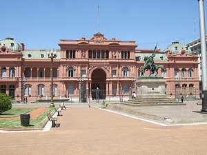presidents building in Buenos Aires
