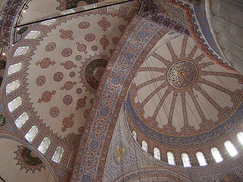 Ceiling of Blue Mosque