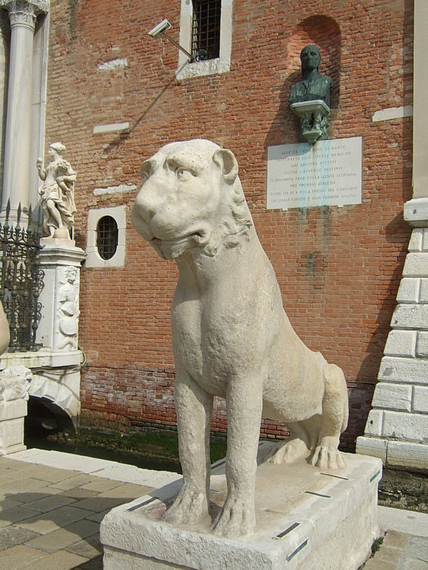 Lion guarding the Arsenale