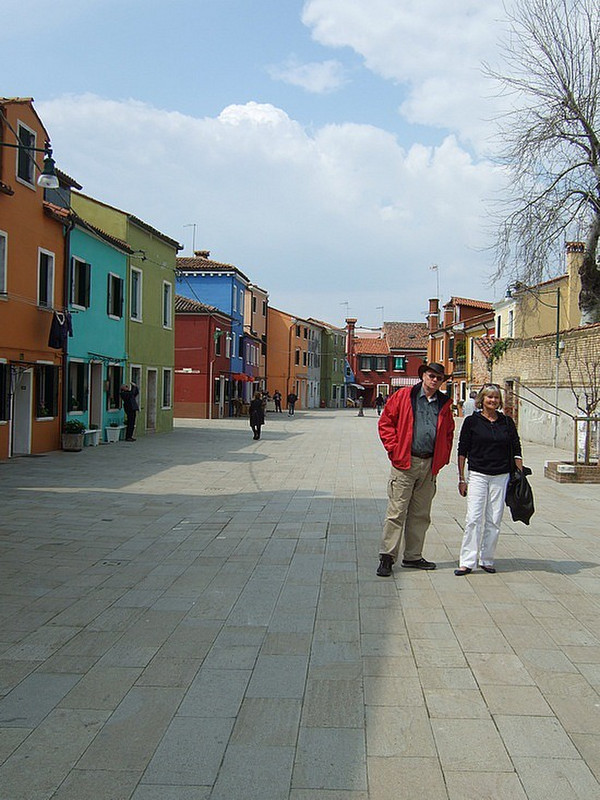 street in Burano