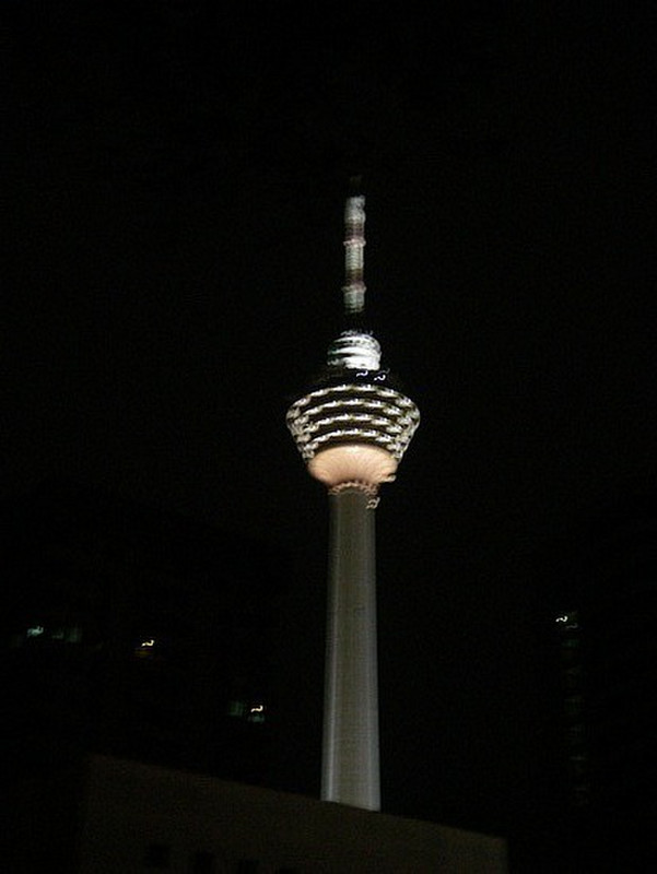 skytower at night