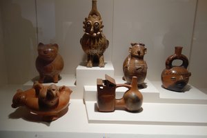 Artifacts in Lima's Larco Museum