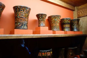 Artifacts at museum on way to Ollantaytambo