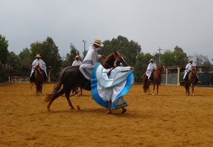 Performance at Hacienda near Lima