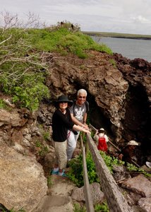 Barbara & David on Galapagos Island