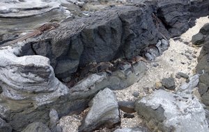 Lava rock formation
