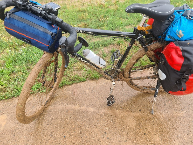 My bike after the mud bash