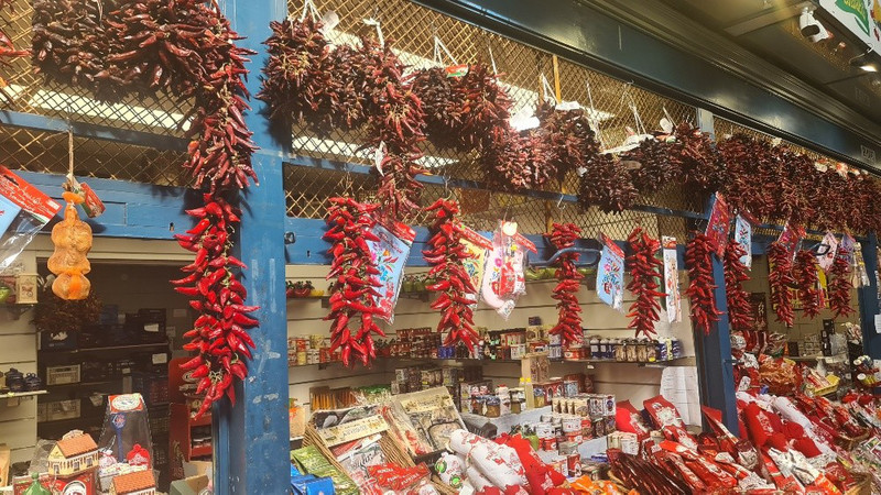 Chillis in the market